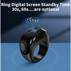 Smart Zikr Ring ZR-05, Digital Tasbih Counter Smart Ring with OLED Display