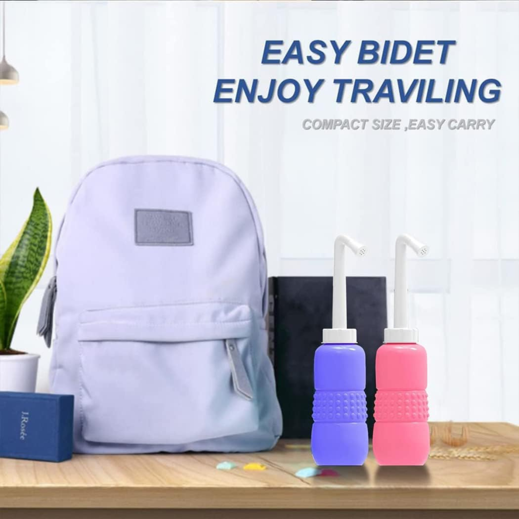 450ML Manual Portable Bidet, Handheld Travel Shattaf