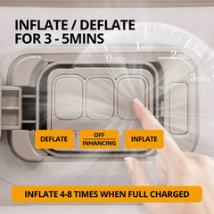Inflatable Blow Up Air Mattress Bed with Built-in Automatic Pump