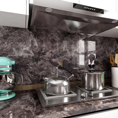 Waterproof Non-slip Self-Adhesive Marble Pattern Wallpaper Sticker for Kitchen, Cupboard & Dining Area