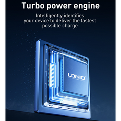 LDNIO WL02 5 IN 1 Desktop Wireless Charging Station