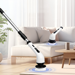 9 IN 1 Cordless Electric Spin Scrub Brush Cleaning Set with Extension Handle