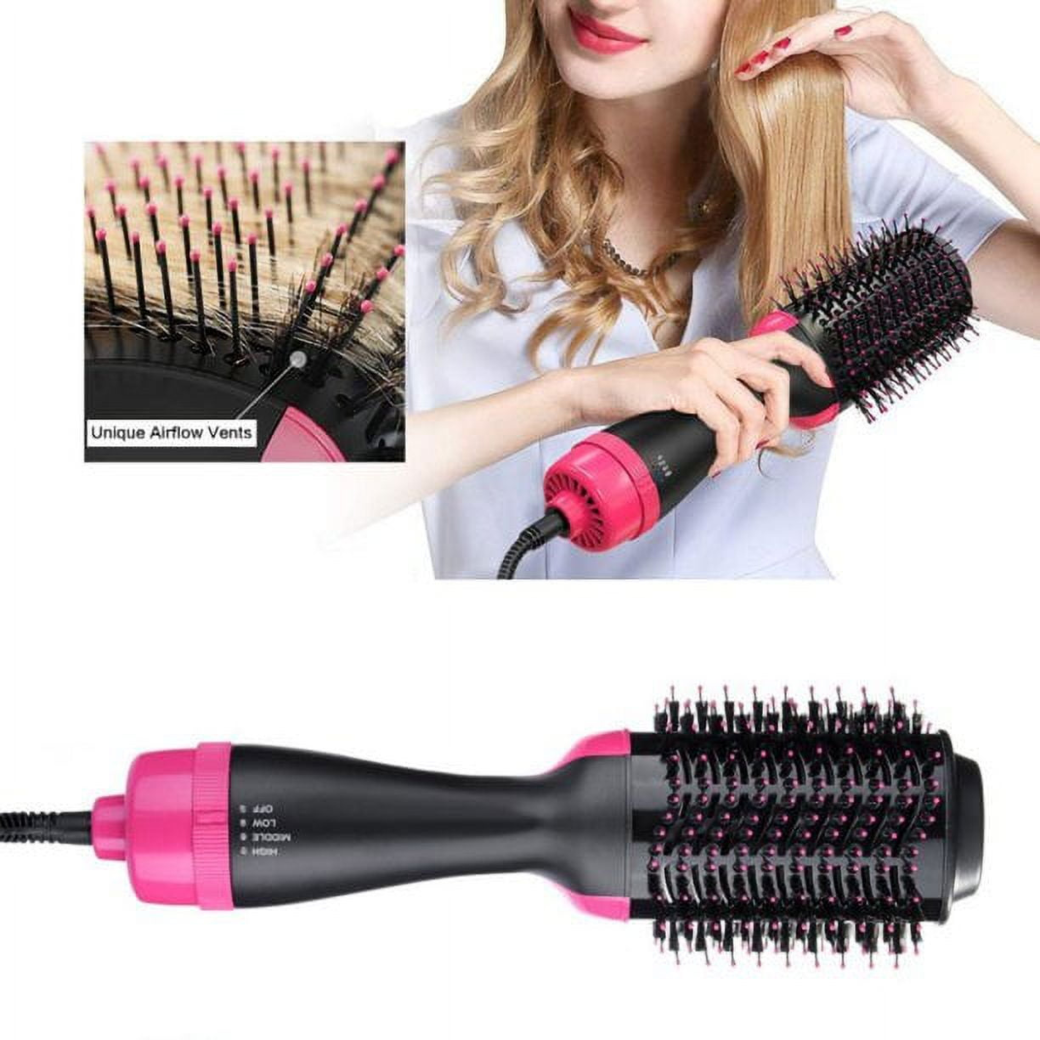 One Step Hot Air Brush, Volumizer Hair Dryer Styler Straightener
