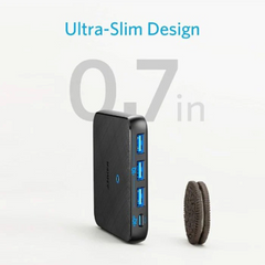 Anker PowerPort Atom 3 Slim 65W - 4-Port High-Speed Multi-Port Fast Charging Station