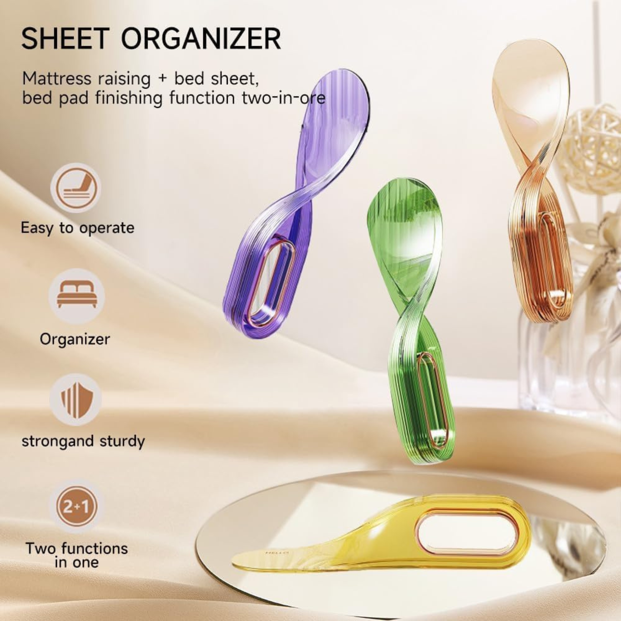 Mattress Lifter for Bed with Lip, Bed Making Tool