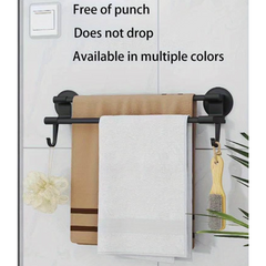 Wall Mounted Space Saving Bathroom Towel Rack