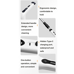 9 IN 1 Cordless Electric Spin Scrub Brush Cleaning Set with Extension Handle