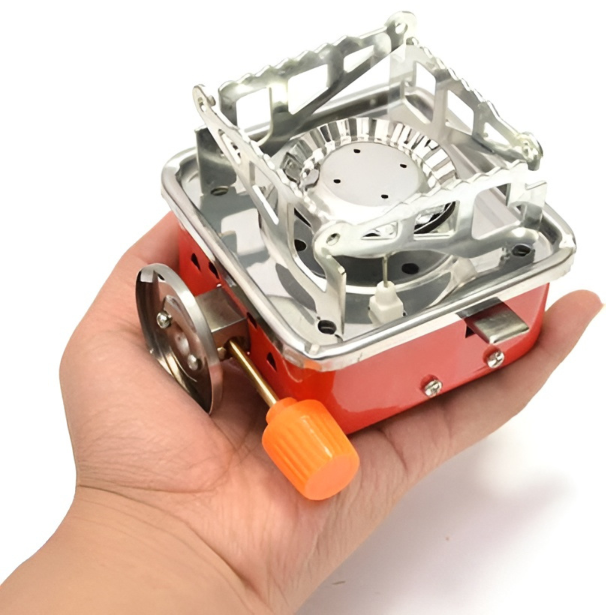 Portable Mini Folding Card Type Gas Stove for Camping and Picnic