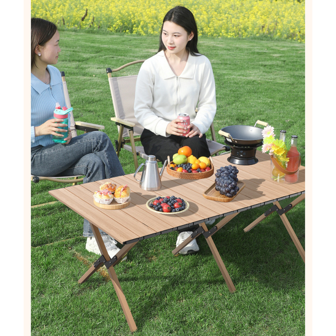Portable Folding Camping Table and Chairs Set