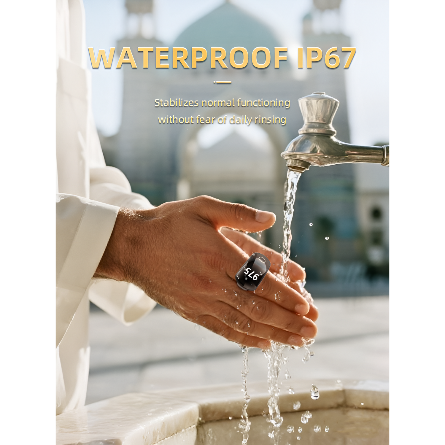 Equantu Smart Tasbeeh Ring Digital Tally Counter