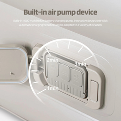 Inflatable Blow Up Air Mattress Bed with Built-in Automatic Pump