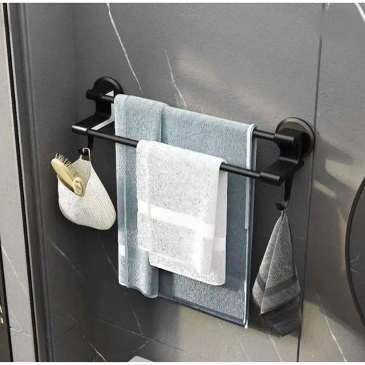 Wall Mounted Space Saving Bathroom Towel Rack