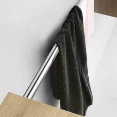 Adjustable Telescopic Curtain Rod – No Wall Drilling, Multipurpose