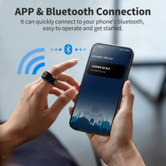 Smart Zikr Ring ZR-05, Digital Tasbih Counter Smart Ring with OLED Display