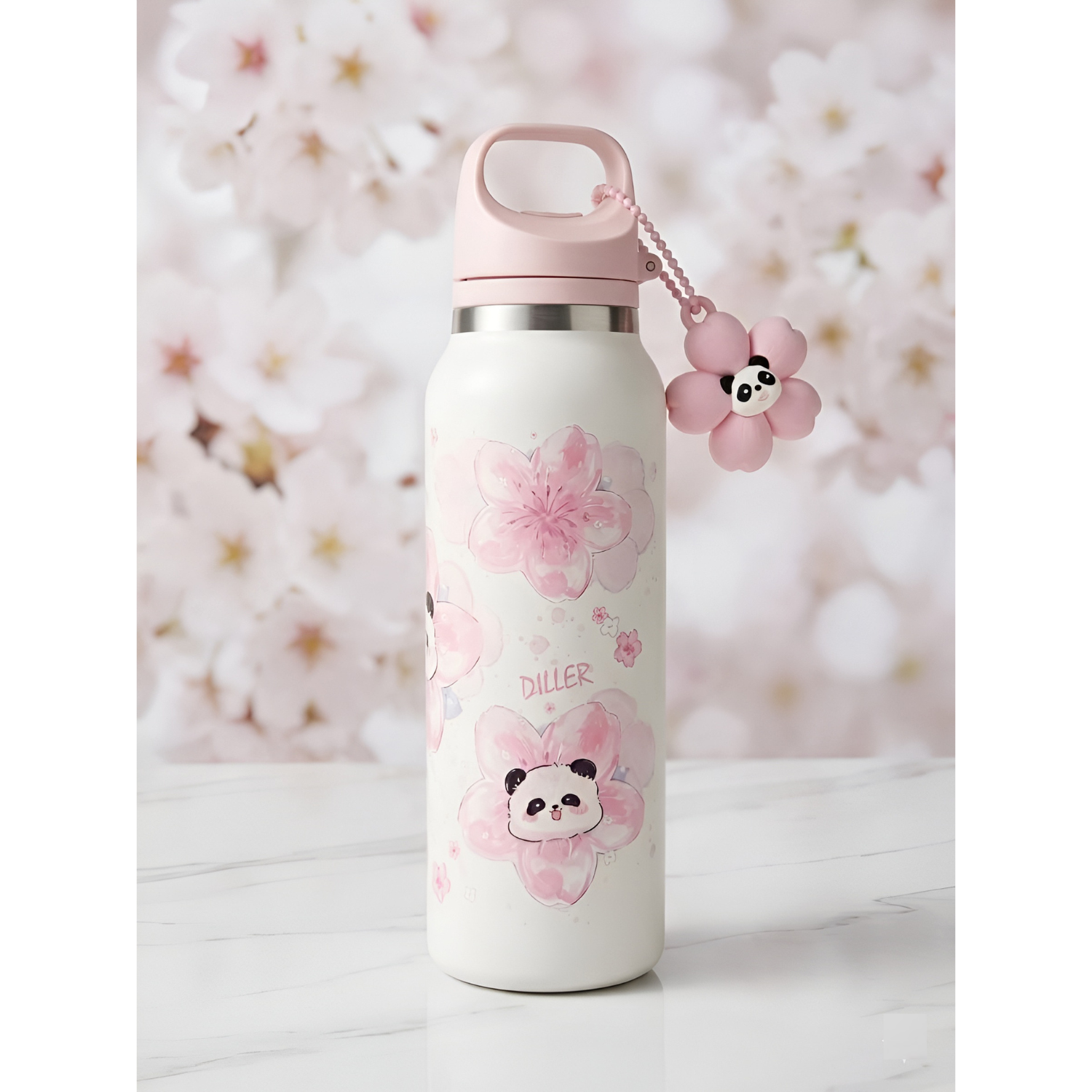 Diller 600ml Thermos Bottle Vacuum Flask for Kids