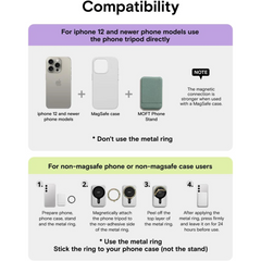 MOFT Snap Phone Tripod Stand MOVAS™ MagSafe Compatible