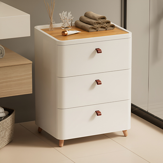 Modern Bedroom Chest of Drawers, Bedside Storage Shelves for Home 3 Layer