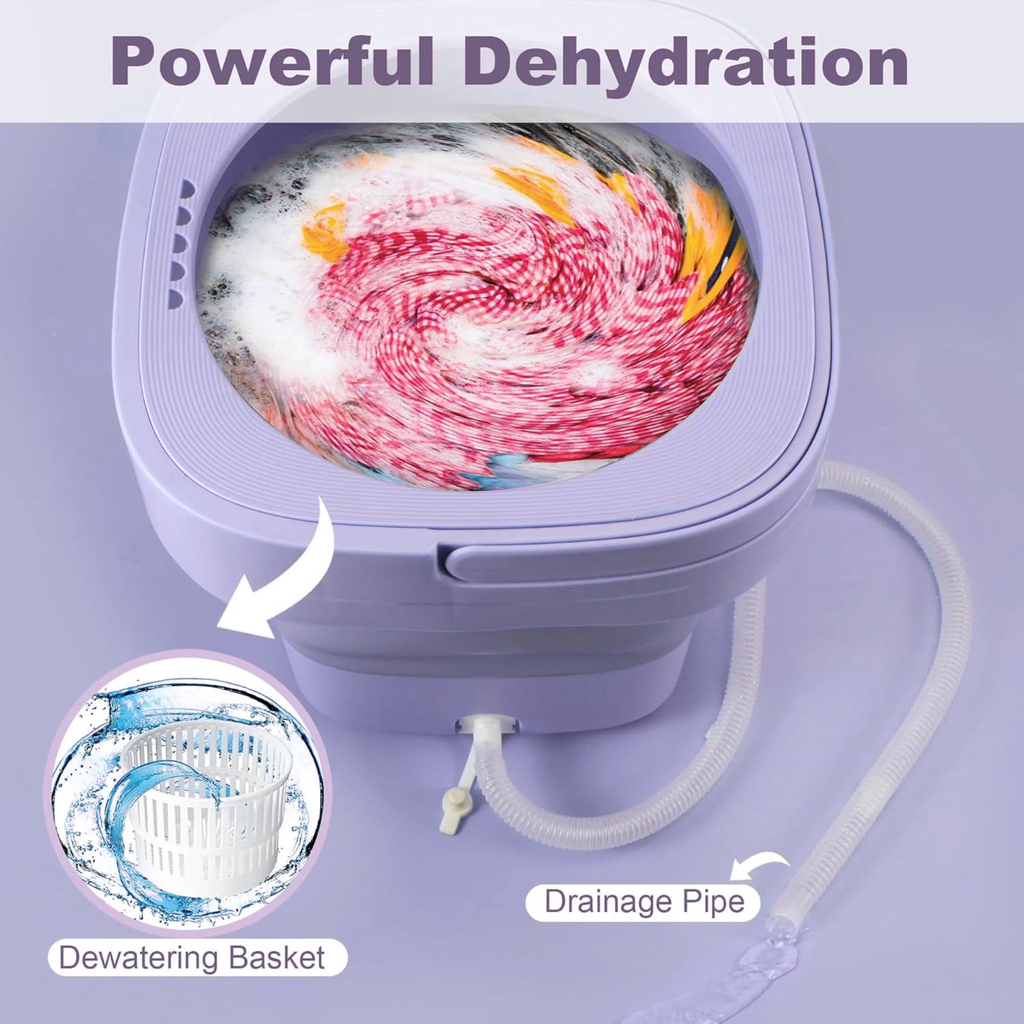 6.5 Liter Portable Washing Machine for Travelers