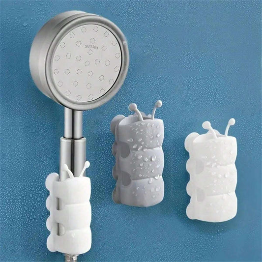 Wall Mount Silicone Suction Cup Shower Arm Holder