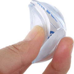 Transparent Silicone Table and Furniture Corner Protectors for Baby Safety (Pack of 4 Pieces)