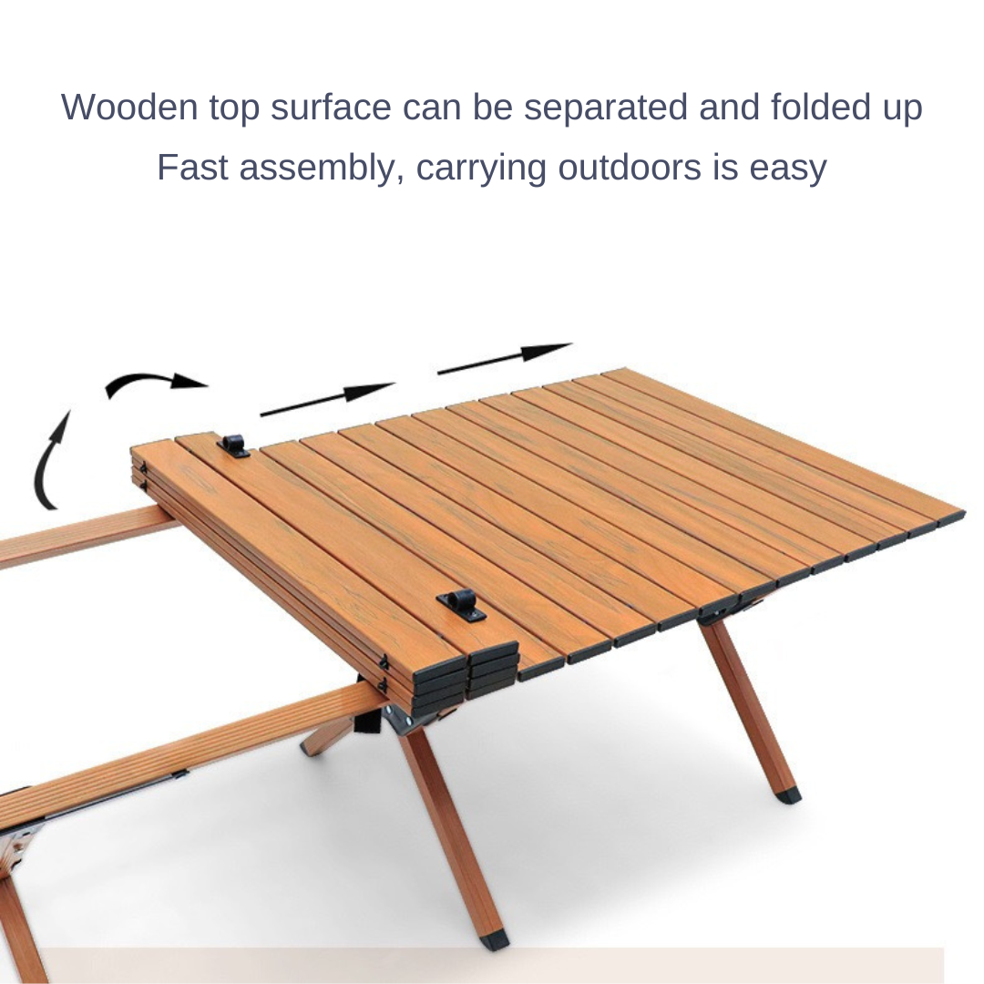 Portable Folding Camping Table and Chairs Set