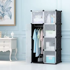 8 Cubes Portable Collapsible Wardrobe Cabinet 8 Cubes Portable Collapsible Wardrobe Cabinet