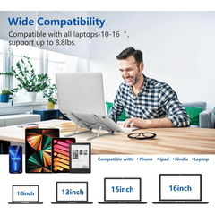 Foldable Ergonomic Aluminium Alloy Laptop Stand
