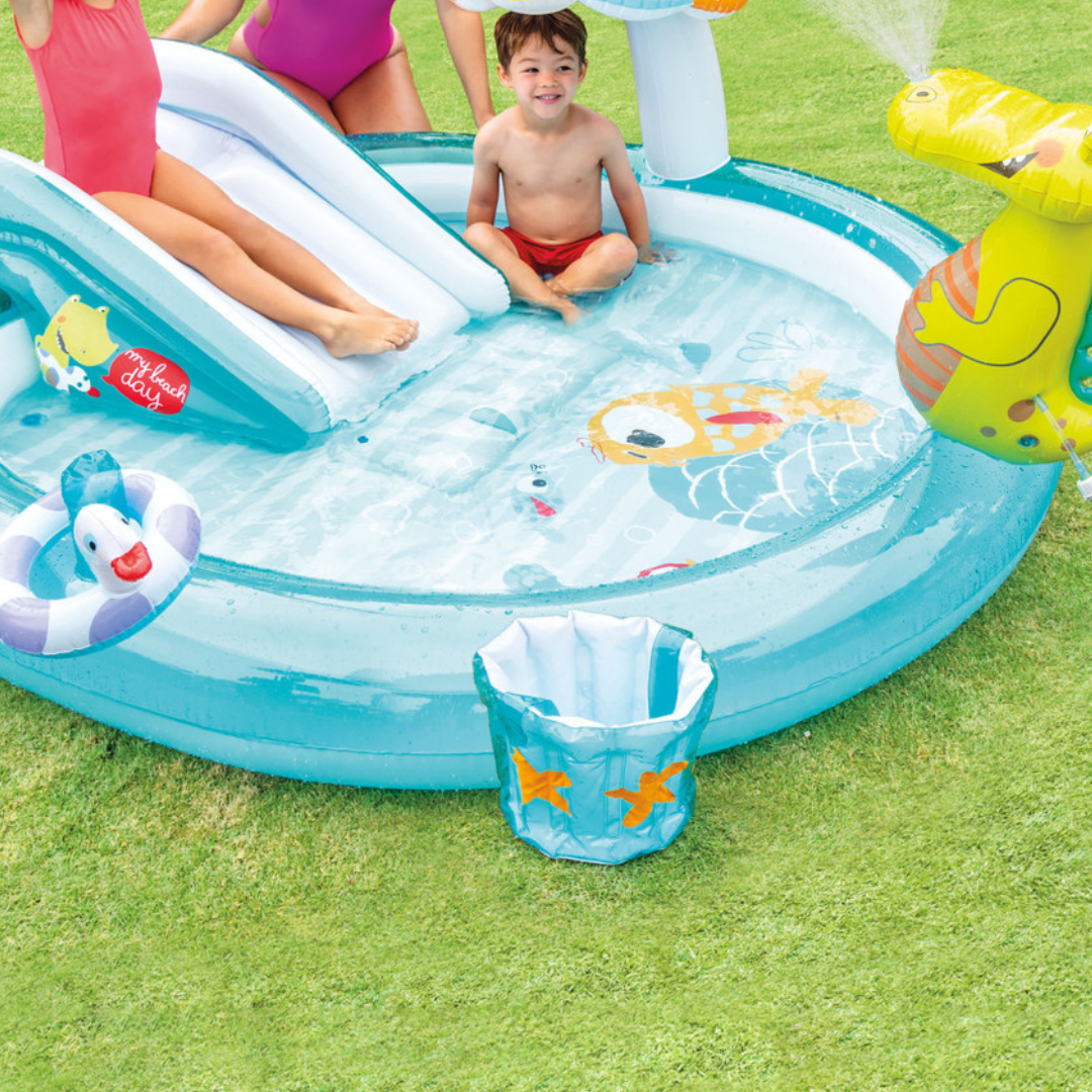 Intex Gator Inflatable Play Center 201 x 170 x 84 cm