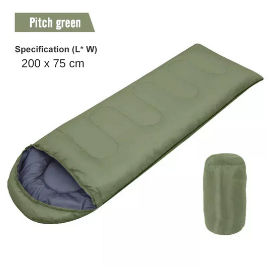Waterproof Outdoor Camping Sleeping Bag Olive Green