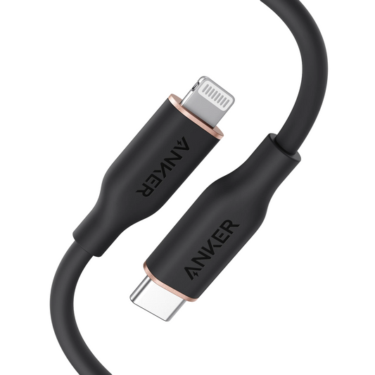 Anker PowerLine III Flow USBC Cable with Lightning Connector 6 ft (1.8 Meter)