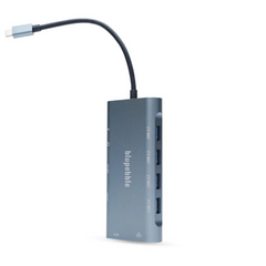 Blupebble C11 Multiport Aluminum 11 IN 1 Multimedia Hub