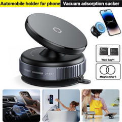 حامل هاتف مغناطيسي شفط فراغي، حامل جوال قابل للدوران 360 درجة K009