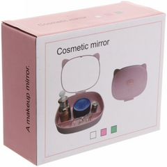 Cosmetics Organizer Box with Mirror, Makeup Vanity Jewelry Storage Organizer Cosmetics Organizer Box with Mirror, Makeup Vanity Jewelry Storage Organizer