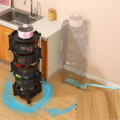 360° Rotating Kitchen Storage Rack, 5 Layer Organizer Shelf 360° Rotating Kitchen Storage Rack, 5 Layer Organizer Shelf
