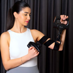 Muscle Massage Gun With Belt For Body, Back Neck, Waist Deep Tissue Massager Vibration Muscle Relaxation