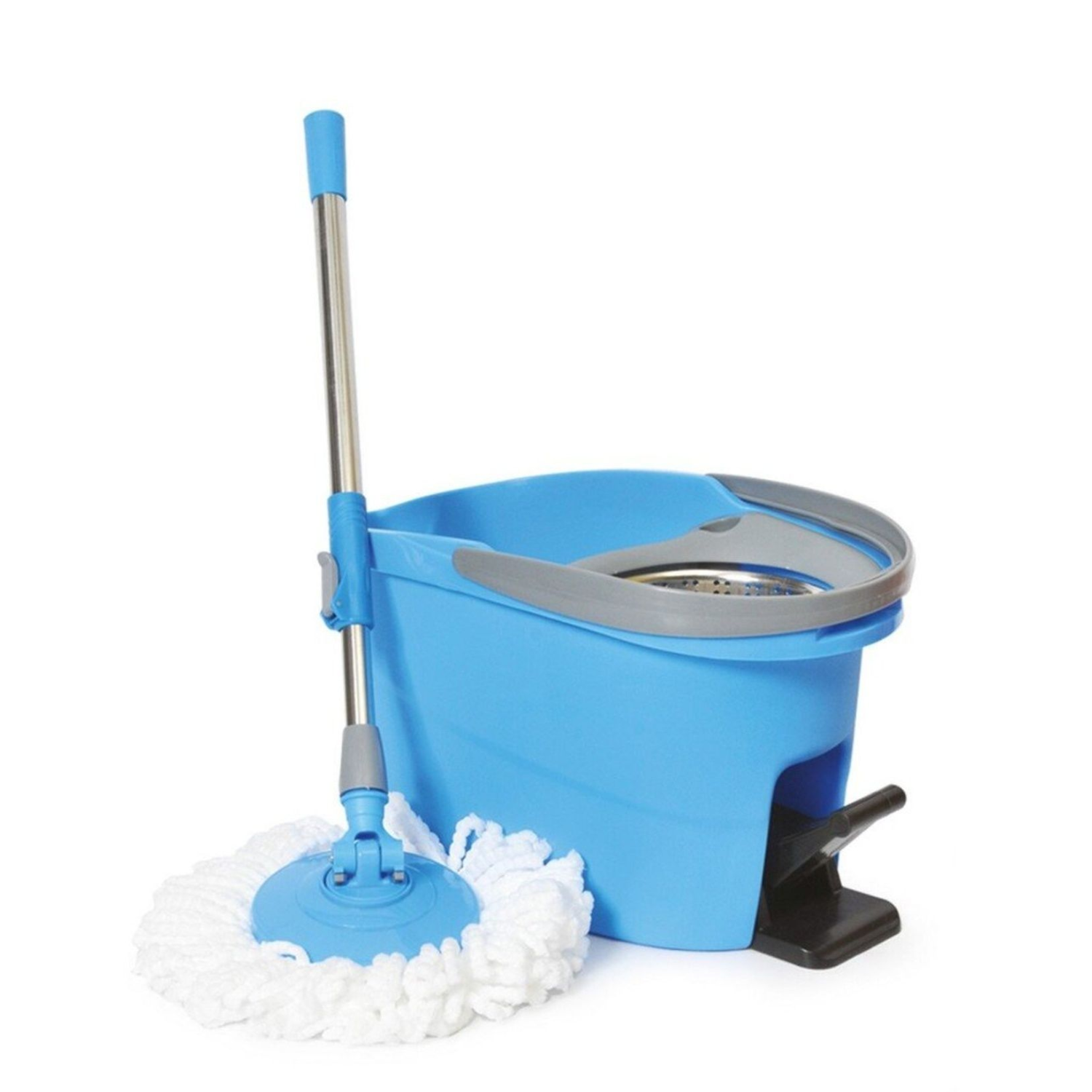 Kleaner Tornado Handsfree Foot Pedal Spin Mop with 2 Microfiber Pads