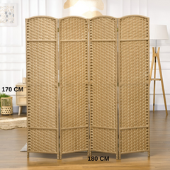 4 Panel Room Divider, Folding Privacy Screen, Freestanding Partition
