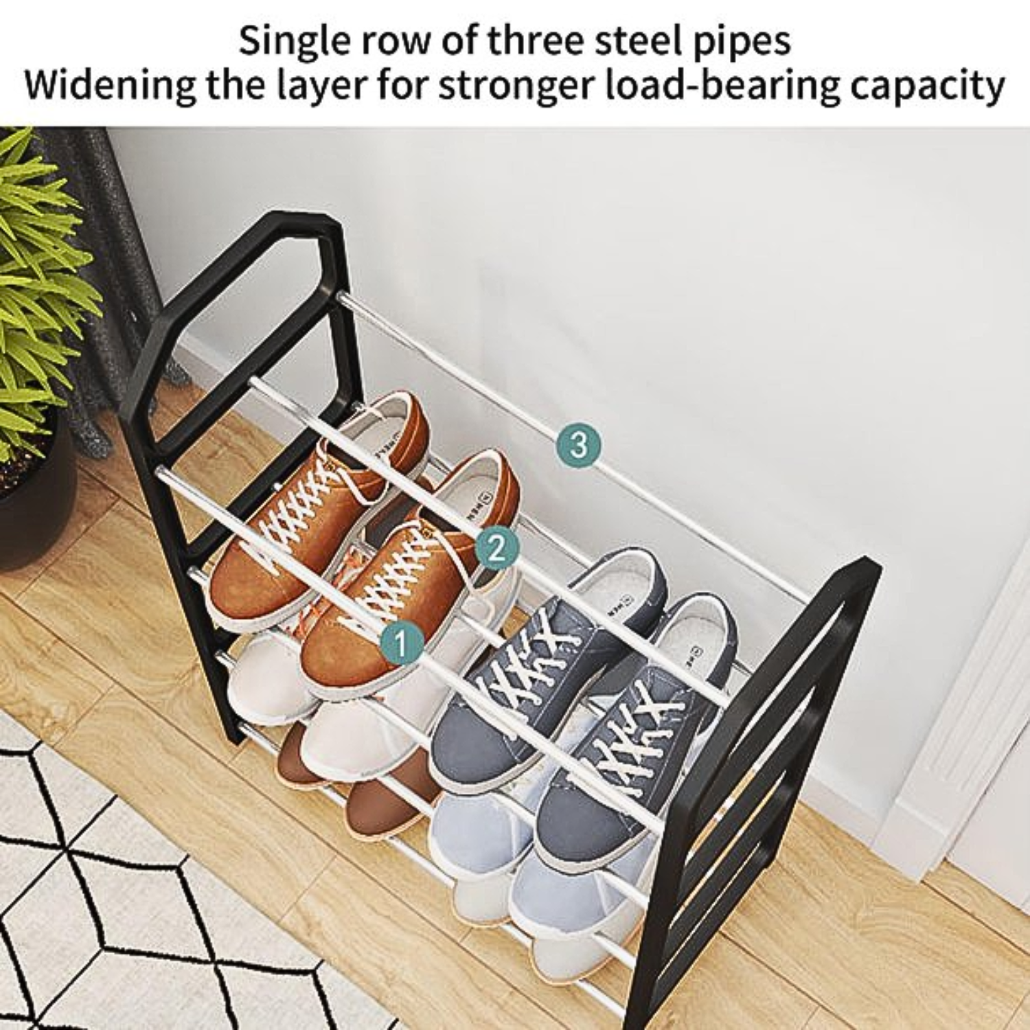 Easy 5 Tier Shoe Organizer Rack