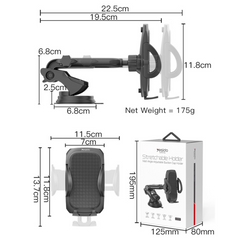 Yesido C111 Stretchable Long Arm Car Mobile Phone Holder with Button Yesido C111 Stretchable Long Arm Car Mobile Phone Holder with Button