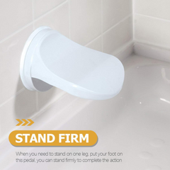 Suction Cup Shower Foot Pedal for Bathroom