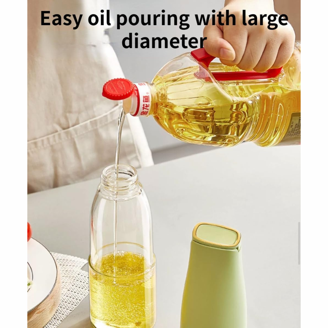 450ml Automatic Opening & Closing Oil Bottle, Kitchen Oil Dispenser
