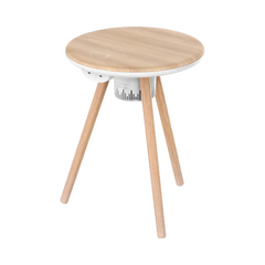Momax Cymbal Foldable Smart Table With Wireless Charging, Speakers, USB-C Ports, and LED Lighting Effects Momax Cymbal Foldable Smart Table With Wireless Charging, Speakers, USB-C Ports, and LED Lighting Effects