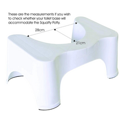 Squat Stool for Western Toilet - Non-slip Foot Rest Under Desk