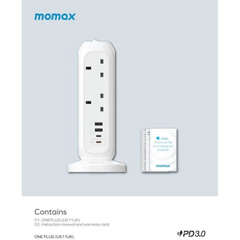 شريط طاقة Momax OnePlug مزود بـ 11 منفذًا مع USB شريط طاقة Momax OnePlug مزود بـ 11 منفذًا مع USB