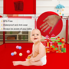 Square-shaped Playing Fence, Indoor Playpen for Toddlers