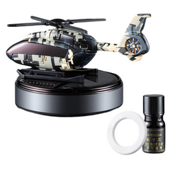 Military Helicopter Solar Car Air Freshener Silver Military Helicopter Solar Car Air Freshener Silver