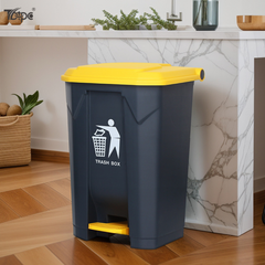 Large Capacity Garbage Bin Trash Can with Lid & Foot Pedal Large Capacity Garbage Bin Trash Can with Lid & Foot Pedal