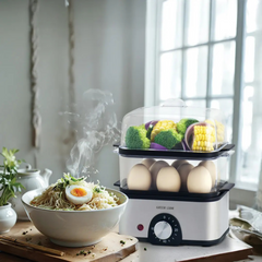 Green Lion 3 Tier Egg Cooker / 500W Egg and Vegetable Steamer Green Lion 3 Tier Egg Cooker / 500W Egg and Vegetable Steamer