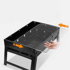 Portable BBQ Grill, Foldable Stainless Steel Barbeque Grill Portable BBQ Grill, Foldable Stainless Steel Barbeque Grill