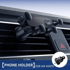 Gravity Sensing Mobile Phone Holder for Car AC Air Vent